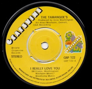 NORTHERN SOUL - TAMANGOES - I REALLY LOVE YOU - GRAPEVINE - Picture 1 of 1