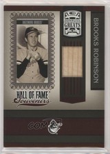 2005 Donruss Greats Hall of Fame Souvenirs Bats Brooks Robinson #HOFS-11 HOF