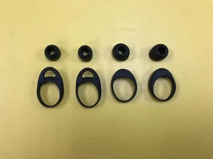 Pacchetto punta in gomma ala orecchio nero OEM Samsung Gear IconX 2018 SM-R140 GH98-42755A - Foto 1 di 3