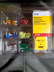 Kit bonus fusibile lama bancomat 43 Bussmann con 42 fusibili bancomat e tester/tiratore - Foto 1 di 3