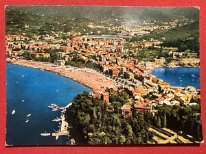 Cartolina - Sestri Levante ( Genova ) - Veduta Aerea con i due Mari - 1967 - Foto 1 di 2