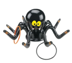 Inflatable Spider Ring Toss Game Halloween Party Games 5 Pieces - Picture 1 of 1