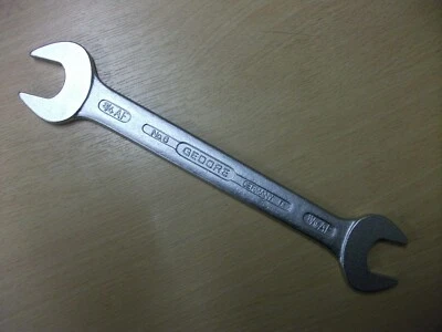 Gedore No 6 Open Ended Spanner 11/16" x 3/4" AF Chrome Vandium Steel