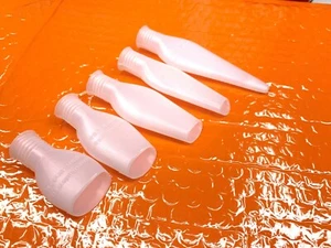 10 Pcs WIDE Caulking Mastic Nozzle Plastic Tips Glaziers Best Friend ~ PICTURES - Picture 1 of 9