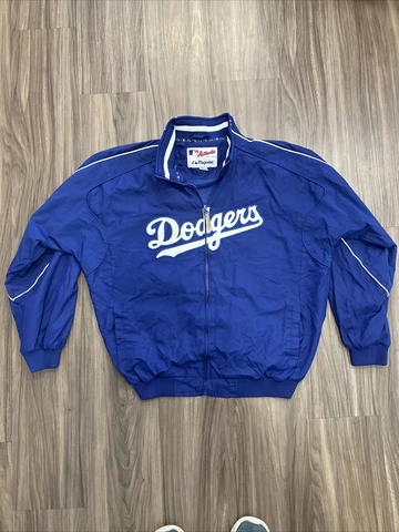 Los Angeles Dodgers Majestic Authentic Collection Jacket Youth XL Blue Baseball Cover