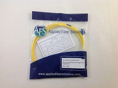 Fiber Jumper: Singlemode Duplex - Pick Connectors and Length  - Image 1 of 4