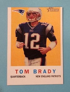 '05 Topps Heritage Tom Brady ERROR Card ⭐️RARE⭐️ May Be Only One In Existence🔥