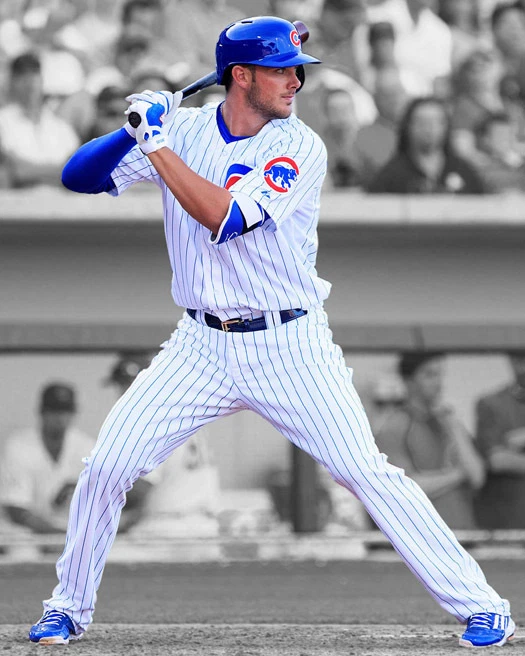 Póster de béisbol brillante 8x10 de los Chicago Cubs KRIS BRYANT Foto 1 de 1