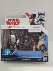 Star Wars Action Figure Last Jedi Captain Phasma FINN Force Link 2017 - Picture 1 of 4