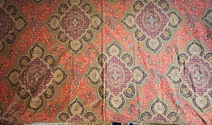 Ralph Lauren Home EQUESTRIAN PAISLEY Multicolor Twin Flat Sheet Rare! - Bild 1 von 11