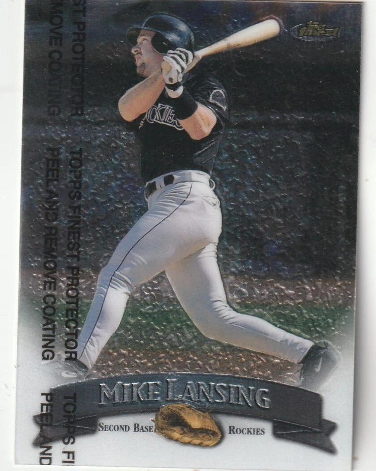 FREE SHIPPING-MINT-1998 Topps Finest Mike Lansing #153 ROCKIES - Image 1 of 1