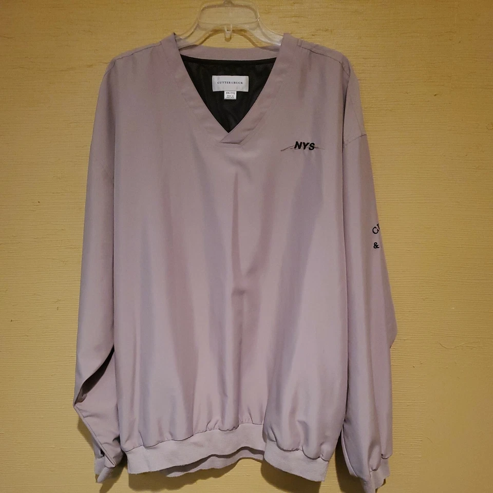 Pullover de golf Cutter & Buck XXL beige cuello en V manga larga 2005 2XL para hombre NYS  Foto 1 de 4