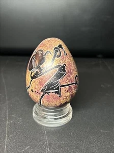 Ceramic Egg vintage antique rare stone Eggs Decoration Painted - Bild 1 von 3