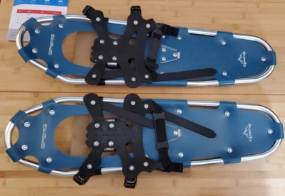Gpeng Snowshoes 930 (180-250lbs) Blue w/Carrying Bag 9" X 30"