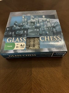 CLASSIC GAMES GLASS CHESS 8+ Pre-Owned - Picture 1 of 2