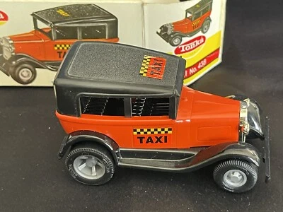 Vintage 1970's Tiny Tonka #438 Taxi  1:32 Scale Pressed Steel Original Box - Image 1 of 4