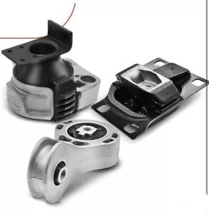 3PCS Engine Motor Mount and Transmission Mount Set Compatible with Ford Focus 20 - Picture 1 of 11