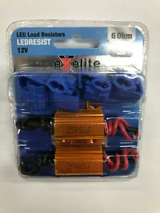 LED LOAD RESISTORS 12V - eXelite (PAIR) - Picture 1 of 2