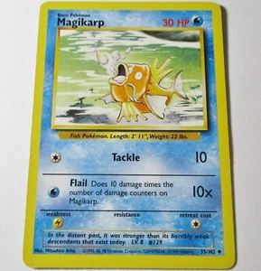 Magikarp 35/102 Base Set Unlimited Common Pokemon Card WOTC LP - Picture 1 of 1