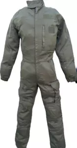 TUTA da lavoro militare misto cotone pesante verde 300gr - Foto 1 di 7