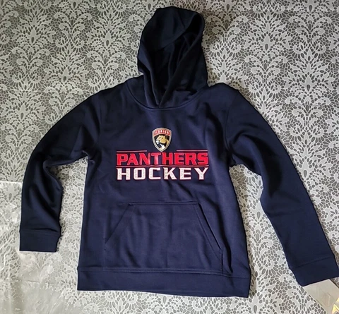 Florida Panthers NHL Team Color Performance Pullover Hoodie Fleece Youth  M Cover