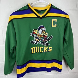 Vintage DISNEY MIGHTY DUCKS #96 Charlie Conway Stitched Hockey Jersey Large - Picture 1 of 22