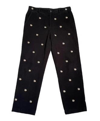 Brooks Brothers Navidad Santa Trineo Bordado Pana Pantalones Hombre’s 36 X 32 Foto 1 de 4