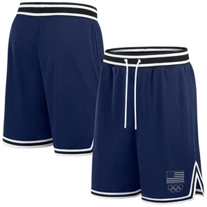 Pantalones Cortos Para Hombre-Fanatics Navy Team USA Future Ground - Imagen 1 de 3