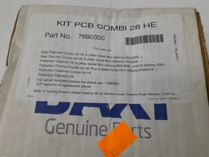 PCB Baxi Platinum Combi 28H A 7690350 - Imagen 1 de 3