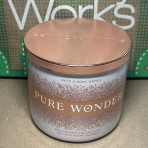 ⭐️⭐️BATH & BODY WORKS 3 DOCHT 14,5 OZ ~ "PURE WONDER"⭐️⭐️ - Bild 1 von 5