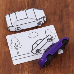 Gimmicks Painting Car Magic Toy Magic Card to Paper Car Magic Props - Picture 1 of 12