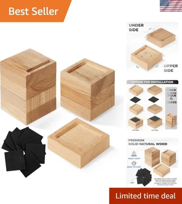 s, Juego de elevadores para muebles de 8 alturas de 1" se puede ajustar a 2'' 3'' o 4'', elevación... Foto 1 de 4