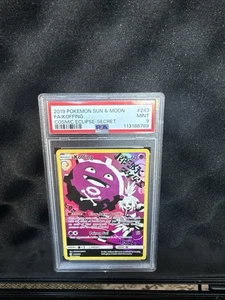 2019 Pokemon Cosmic Eclipse Secret Rare Koffing #243 - PSA 9 MINT - Picture 1 of 1