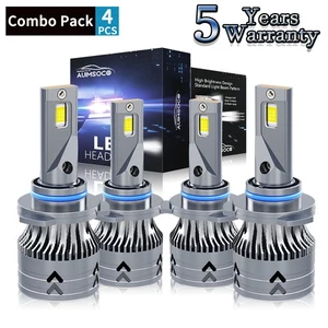 For Chevrolet Colorado 2004-2012 6500K Cool White LED Headlights 4x Bulbs Bright - Picture 1 of 11