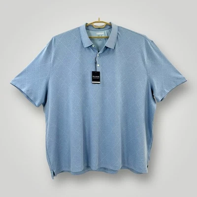 NEW Jos A Bank Polo Shirt Men 3XL Diamond Argyle Comfort Stretch Traditional Fit - Image 1 of 4