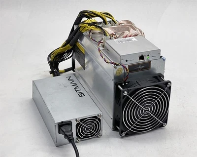 比特大陆 Antminer L3+ 504M ASIC DOGE/LTC 矿机 带 APW3 1600w 电源 — 第 1/4 张图片