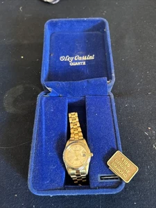 Damen Oleg Cassini Quarzuhr echter Diamant mit Datum 31-726DG #2 - Bild 1 von 4