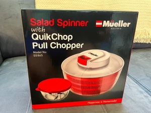 Mueller Salad Spinner with Quikchop Pull Chopper - Picture 1 of 4