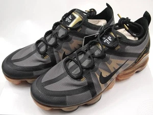 Nike Air VaporMax 2019 Negro/Dorado US9 UK8 Nuevas Tenis - Imagen 1 de 5