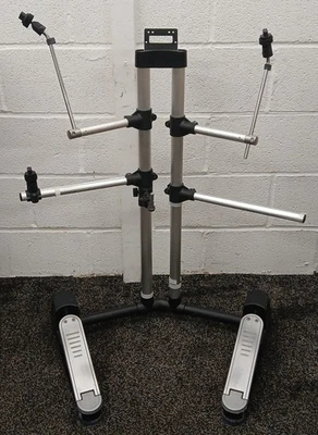 Roland HD1 Drum Rack Frame Stand Complete With Pedals % Cymbal Arms - Image 1 of 4