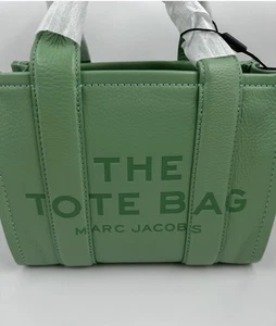 Marc Jacobs Small Aspen Green Leather Tote Bag, New With Tags & Dust bag - Picture 1 of 7
