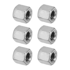 6 pz M8 x 1,25-passo 12 mm lunghezza dado di accoppiamento esagonale grossolano - Foto 1 di 7