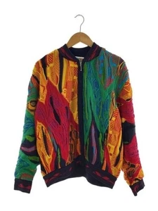 COOGI Cotton Knitted Sweater Blouson 3D Knit Size S Made In Australia 90s - Picture 1 of 4