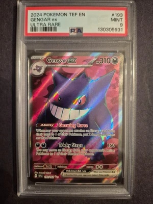 Gengar ex 193/162 SV05: Temporal Forces Holo (Pokémon) -Ultra Rare - Image 1 of 2