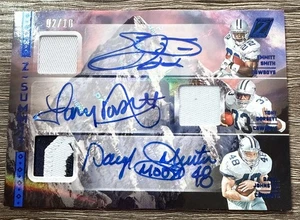 2024 Zenith Emmitt Smith Tony Dorsett Daryl Johnston Z-Summit Panini Auto /10 - Picture 1 of 2