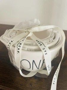 Rae Dunn Nesting Ceramic Measuring Cup Set 4 Piece New - Picture 1 of 4