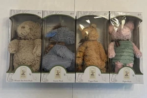 ALDI Disney Classic Peluche Set, Winnie The Pooh Eeyore Tigre Piglet, Natale! - Foto 1 di 9