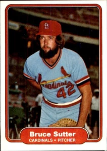 Bruce Sutter 1982 Fleer #129 St. Louis Cardinals FREE SHIPPING AutographDen - Picture 1 of 2