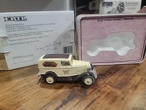 1/43 ERTL Campbell Soup 125 Years, 1932 Ford Panel Truck Missing Original Lid - Picture 1 of 11