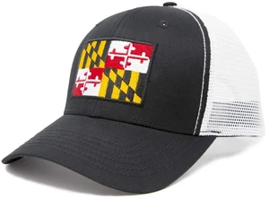 Gorra de béisbol de camionero con bandera de Maryland Snapback - Imagen 1 de 7